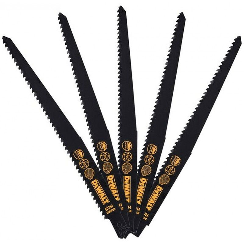 Puukkosahanterä DeWalt&nbsp;DT2363-QZ; 228 mm; 5 kpl.