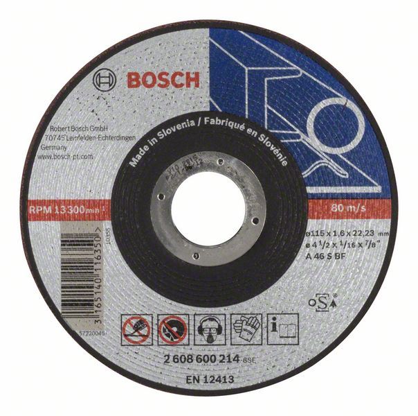 Hiova katkaisulaikka Bosch A46 S BF; 115x1,6 mm