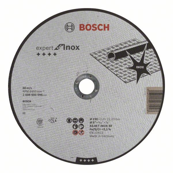 Hiova katkaisulaikka Bosch AS 46 T INOX BF; 230x2 mm