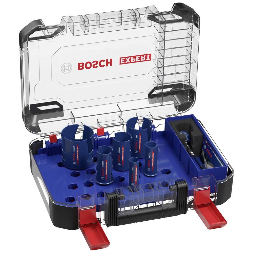 Reikäporasetti Bosch EXPERT CONSTRUCTION MATERIAL; 20-64 mm; 10 kpl.