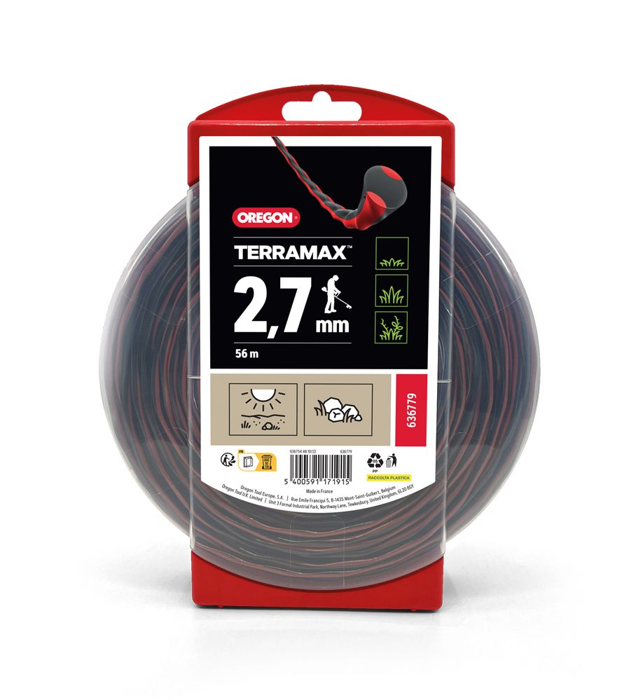 Leikkuulanka Oregon TerraMax 636779; 2,7 mm x 56 m