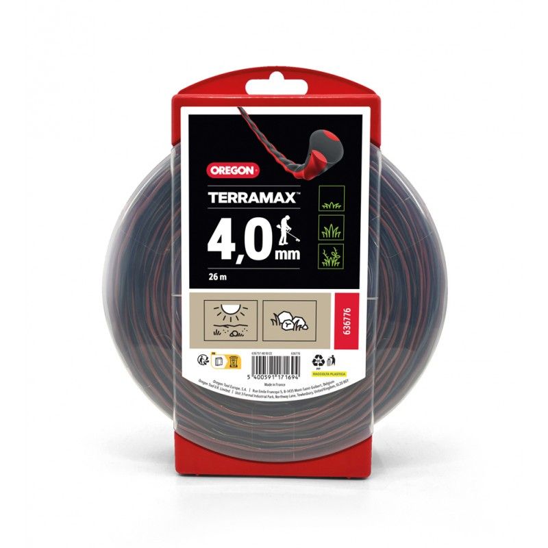 Leikkuulanka Oregon TerraMax 636776; 4 mm x 26 m