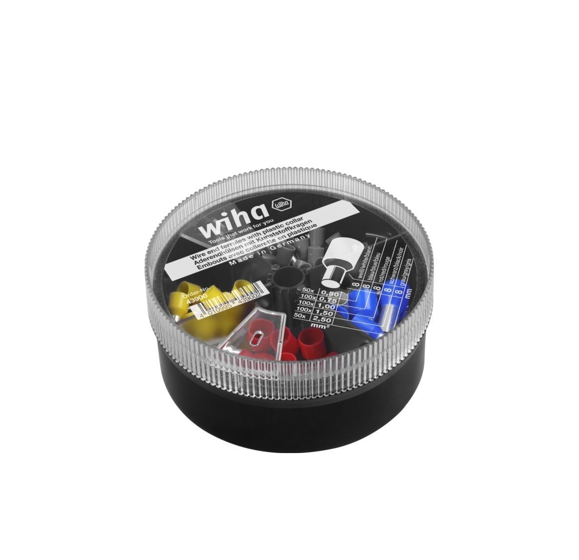 Suutinsarja Wiha W43900; 0,5-2,5 mm; 400 kpl.