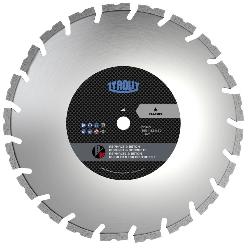 Timanttikatkaisulaikka Tyrolit 34500104; 350 mm