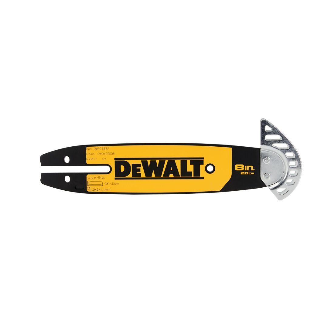 Laippa DeWalt DT20694-QZ; 8''; 20 cm; 3/8''; 34; 1,1 mm