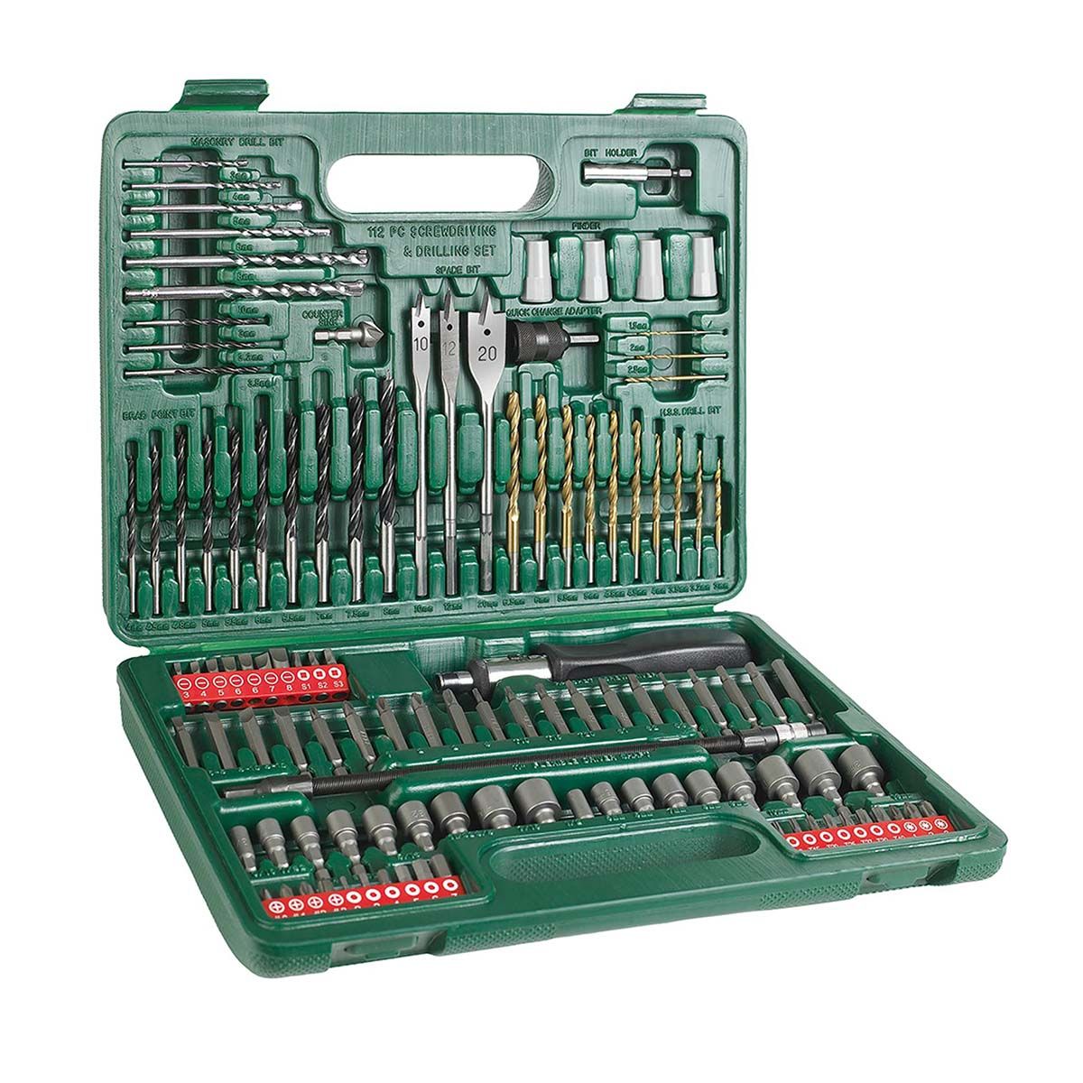 Poranterä- ja Ruuvikärkisarja Hikoki 60120771; 112 kpl.