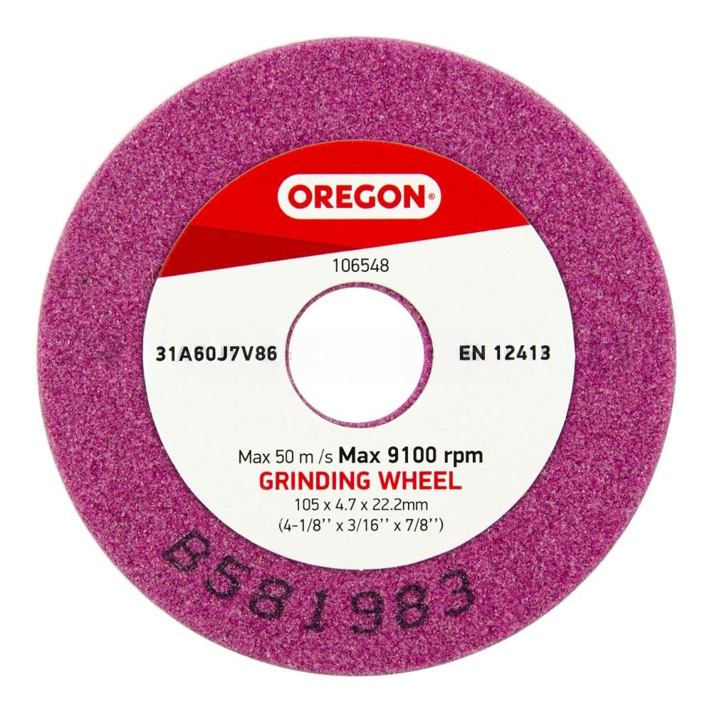 Hiomalaikat penkkihiomakoneille Oregon 106548; 105x4,7 mm