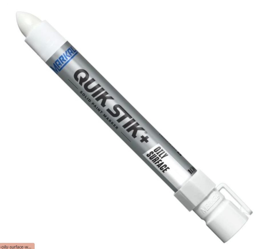 Merkkauskynä Markal MK28880; valkoinen