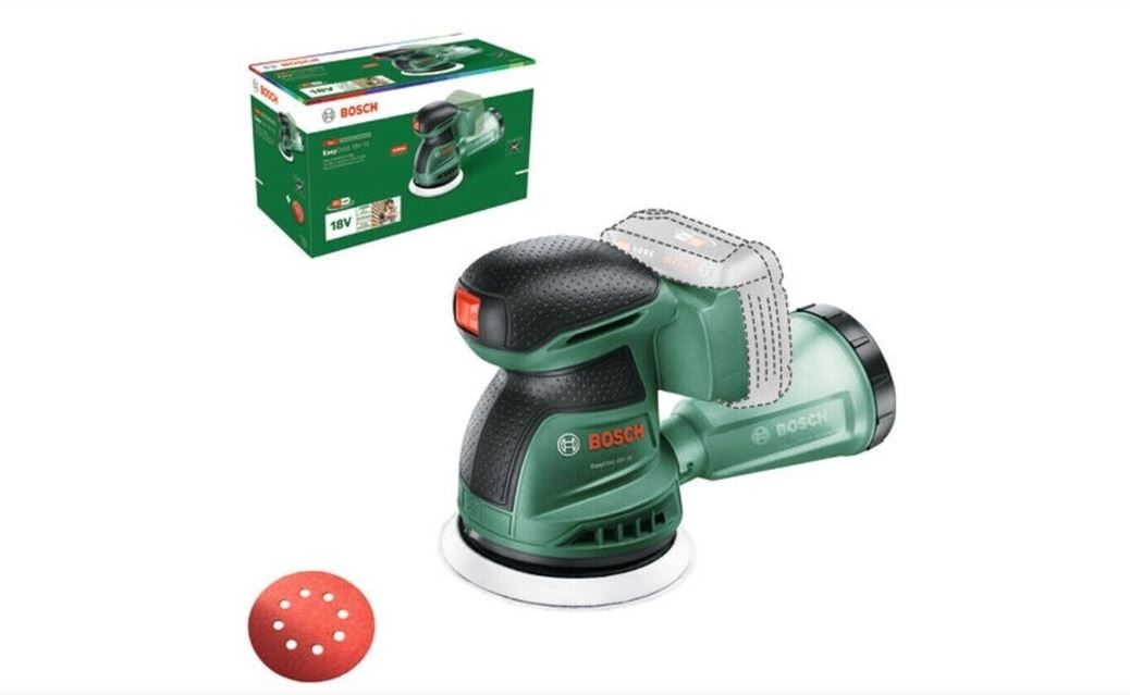 Epäkeskohiomakone Bosch EasyOrbit 18V-10; 18 V (ilman akkua ja laturia)
