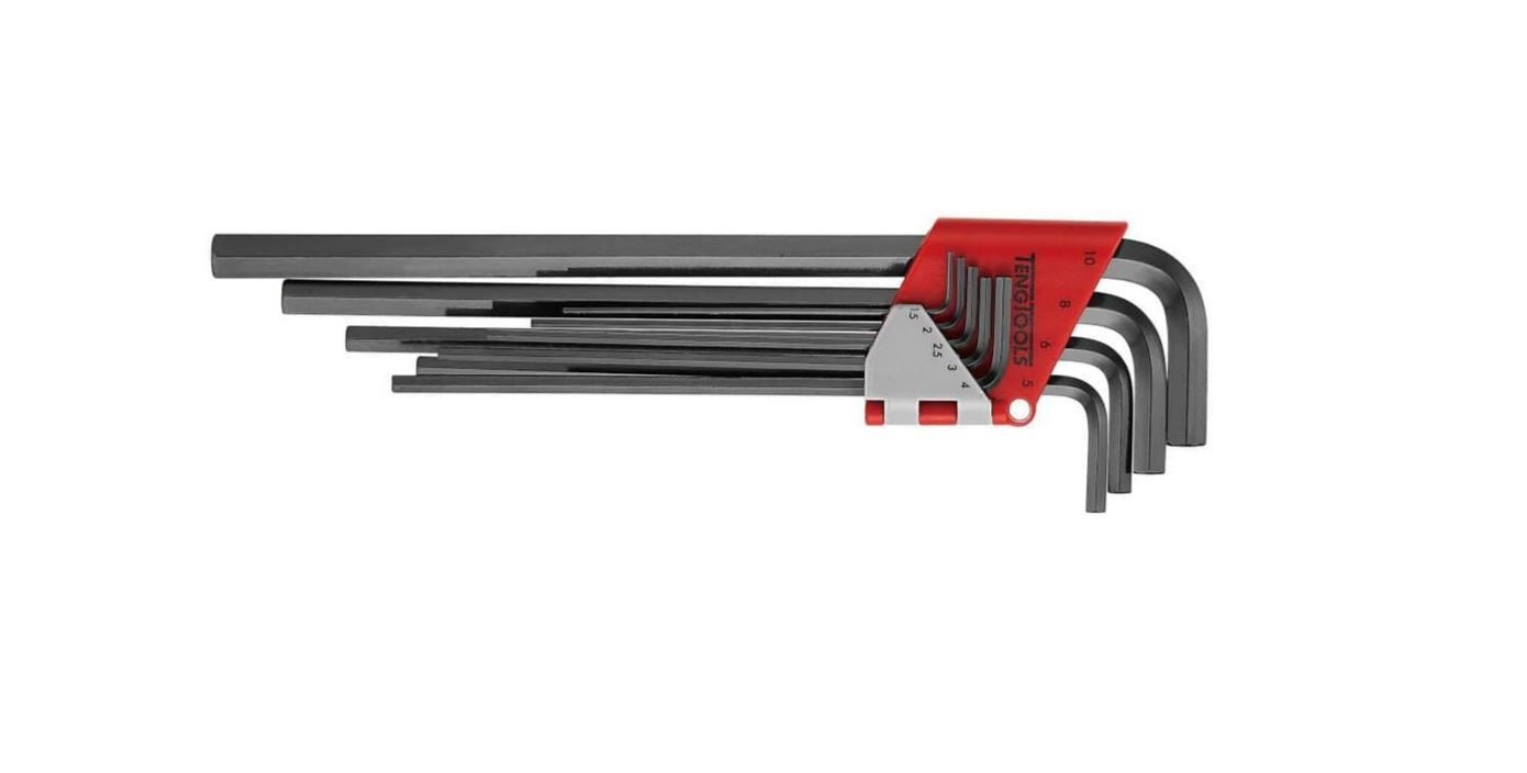 Kuusiokoloavain Teng Tools 231740101; 1,5-10 mm; 9 kpl.
