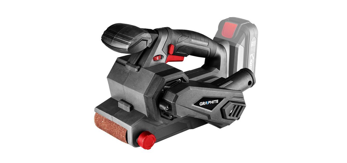 Nauhahiomakone Graphite 58GE136; 18 V (ilman akkua ja laturia)