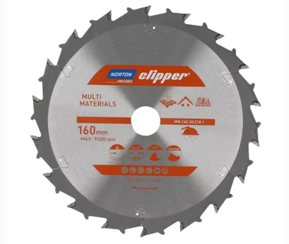 Katkaisulaikka Norton 70184608129; 190x30 mm; Z20