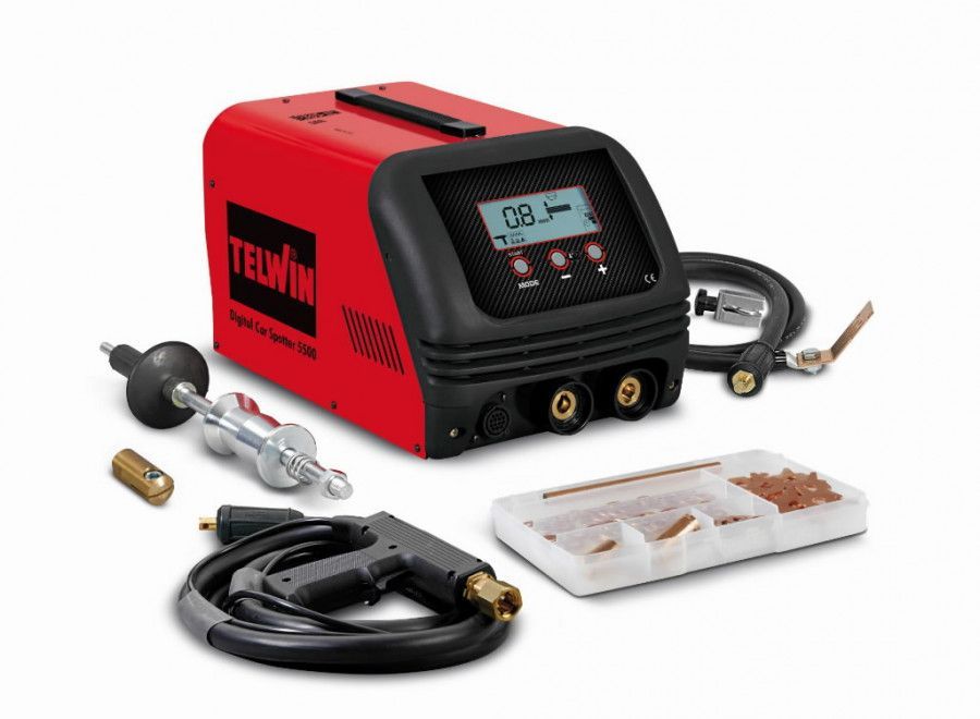 Hitsauskone Telwin Digital Car Spotter 5500; 230 V; tarvikkeiden kanssa