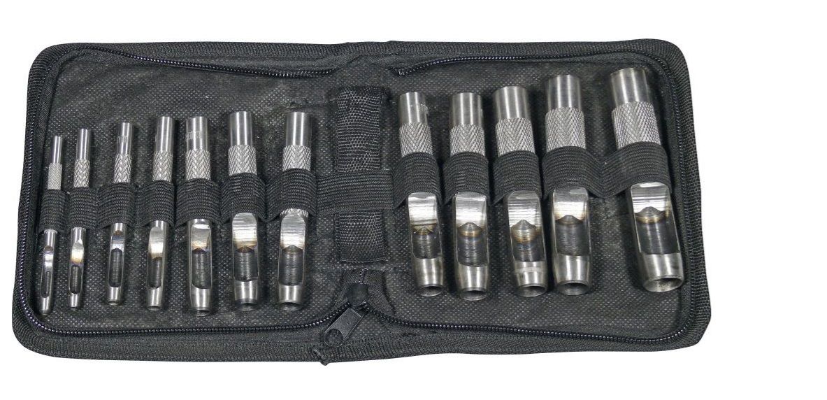 Reikämeistit nahalle Condor Werkzeug C0080/12; 3-16 mm; 12 kpl.