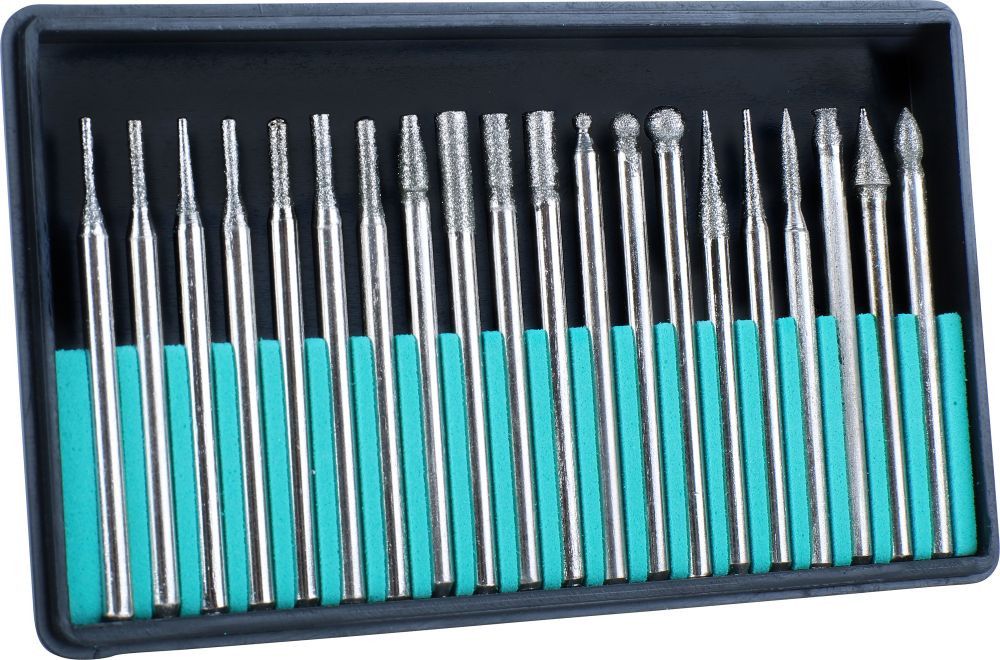 Jyrsinteräsarja  Condor Werkzeug C0447; 20 kpl.