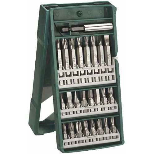 25-os. Ruuvauskärkisarja Mini X-line; PH; PZ; T; S; HEX; 24 kpl.+ Magneettipidin