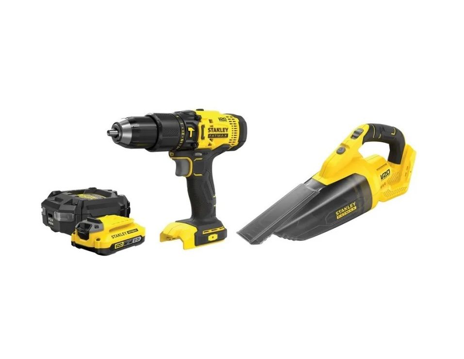 Työkalusarja Stanley SFMCK219D1-QW (SFMCD711+SFMCVH001B); 18 V; 1x2,0 Ah akku