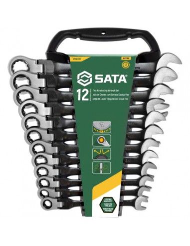 Jakoavainsarja  Sata ST08033; 8-19 mm; 12 kpl.