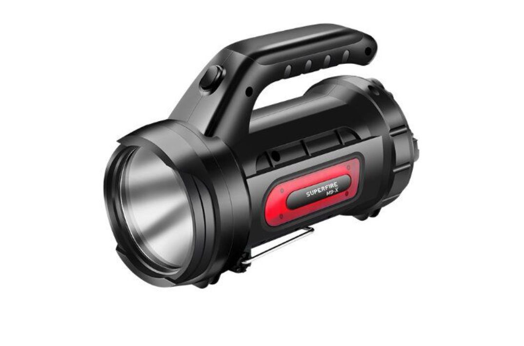 Taskulamppu SUPERFIRE-M9-X; LED; 440 lm; 2x1,5 Ah akku