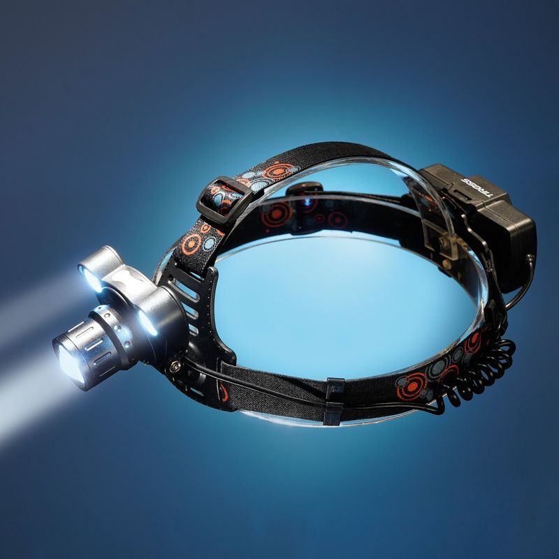 Otsalamppu Tiross TS-1198; LED; 3,7 V; 1x2,0 Ah akku