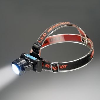 Otsalamppu Tiross TS-1960; LED; 120/150 lm; 1x1,2 Ah akku