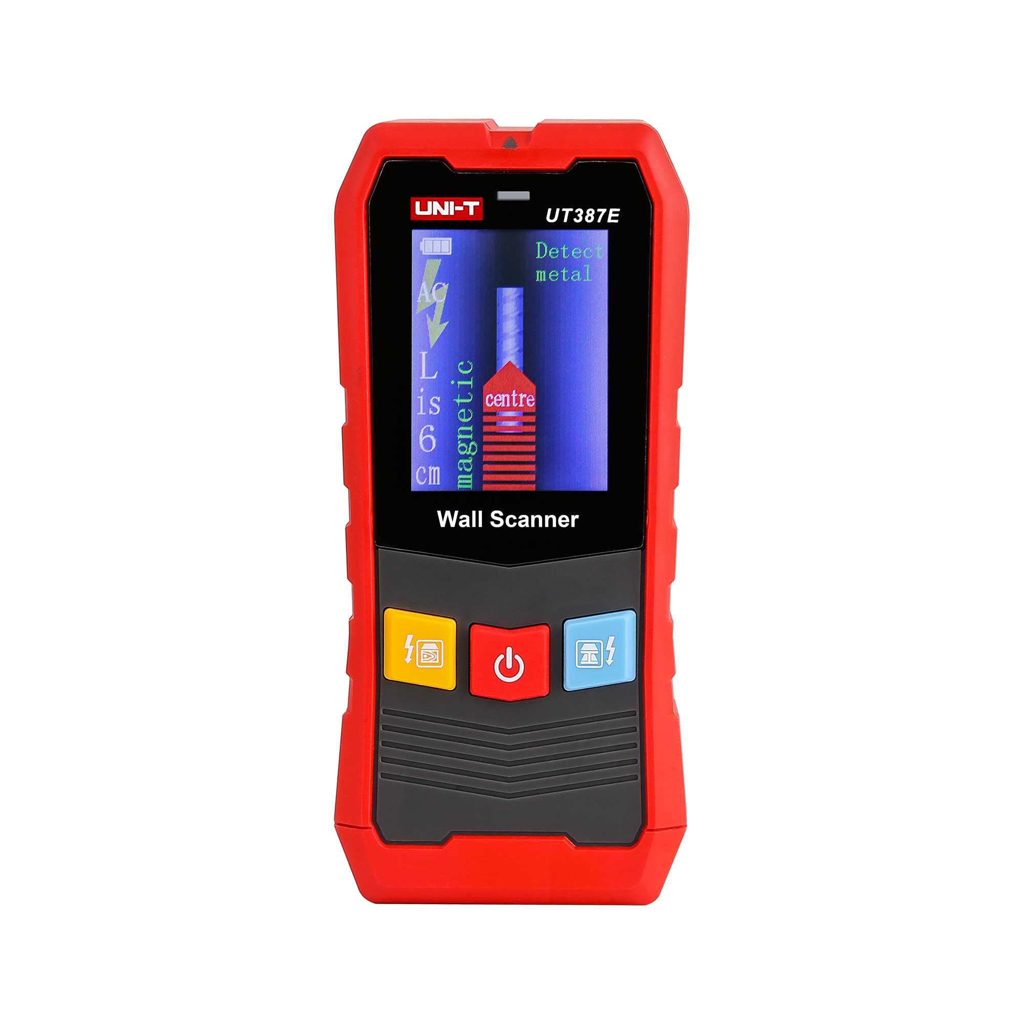 Puu-, kaapeli- ja metalli-ilmaisin UNI-T UT387E