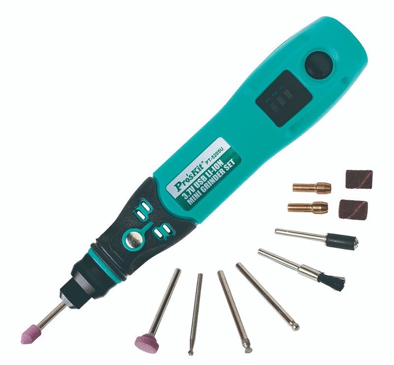 Kaiverrin ProsKit PT-5205U; 3,7 V; 1x0,6 Ah akku