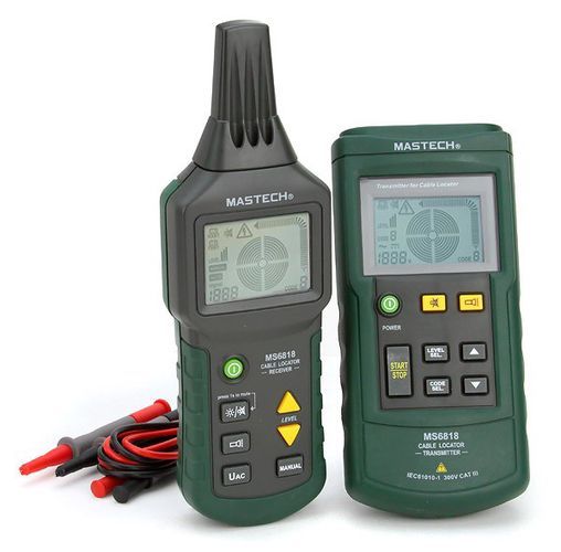 Metalli- ja kaapeli-ilmaisin Mastech MS6818