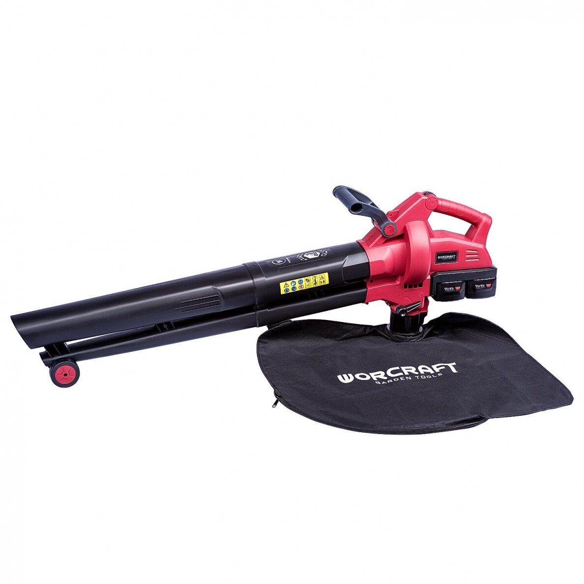 Akkulehti-imuri/puhallin Worcraft CLBVS40LI; 2x20 V; 2x4,0 Ah akku