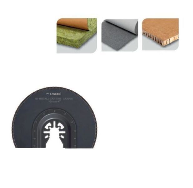 Puolipyöreä segmenttisahanterä LEMAN F4012.01; 100 mm