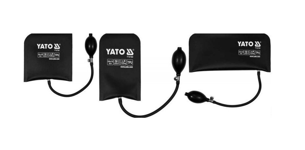 Ilmapumpun kiila Yato YT-67385; 135 kg; 3 kpl.