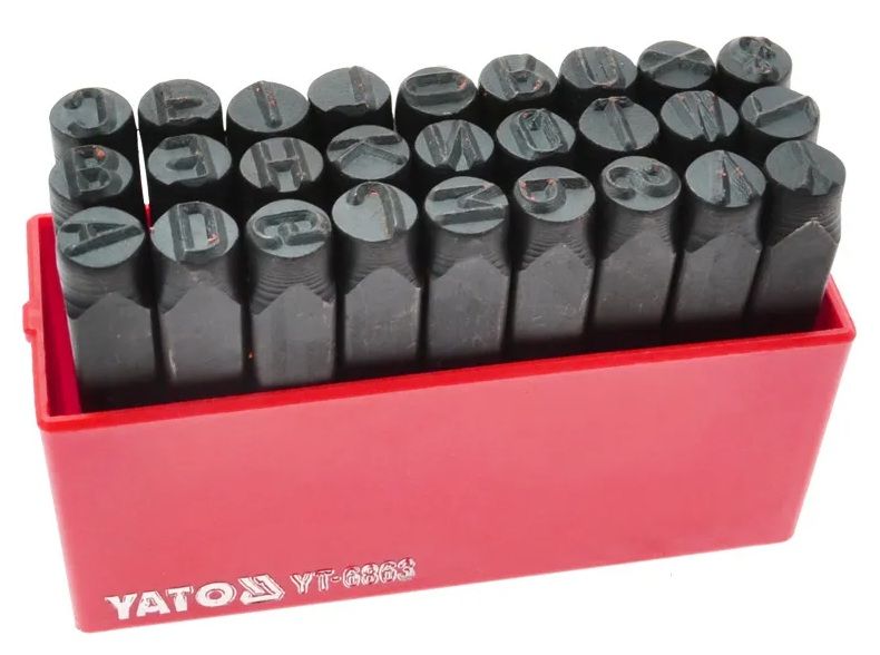 Kirjainmeistisarja Yato YT-6863; 8 mm; 27 kpl.