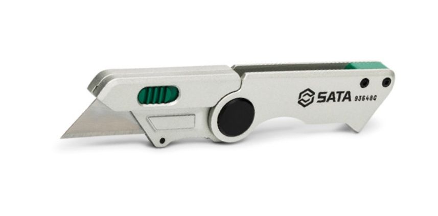 Veitsi, vaihdettavat terät Sata ST93648G; 60x19 mm