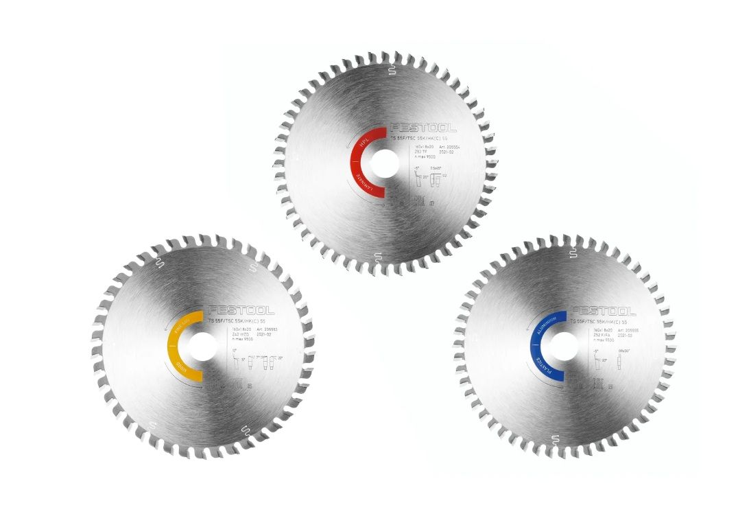 Katkaisulaikat Festool 578564; 160x20x1,8 mm; Z42/Z52; 10°/-5°; 3 kpl.