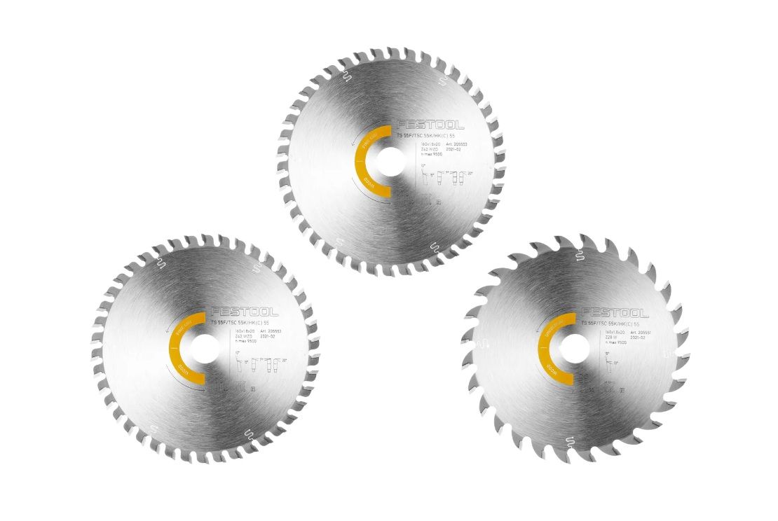 Katkaisulaikat Festool 578547; 160x20x1,8 mm; Z28/Z42; 10°/15°; 3 kpl.