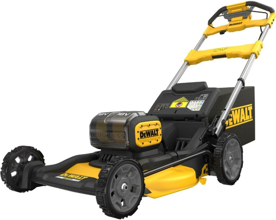 Akkukäyttöinen ruohonleikkuri itsevetävä DeWalt DCMWSP156W2; 2x18 V; 2x8,0 Ah akku