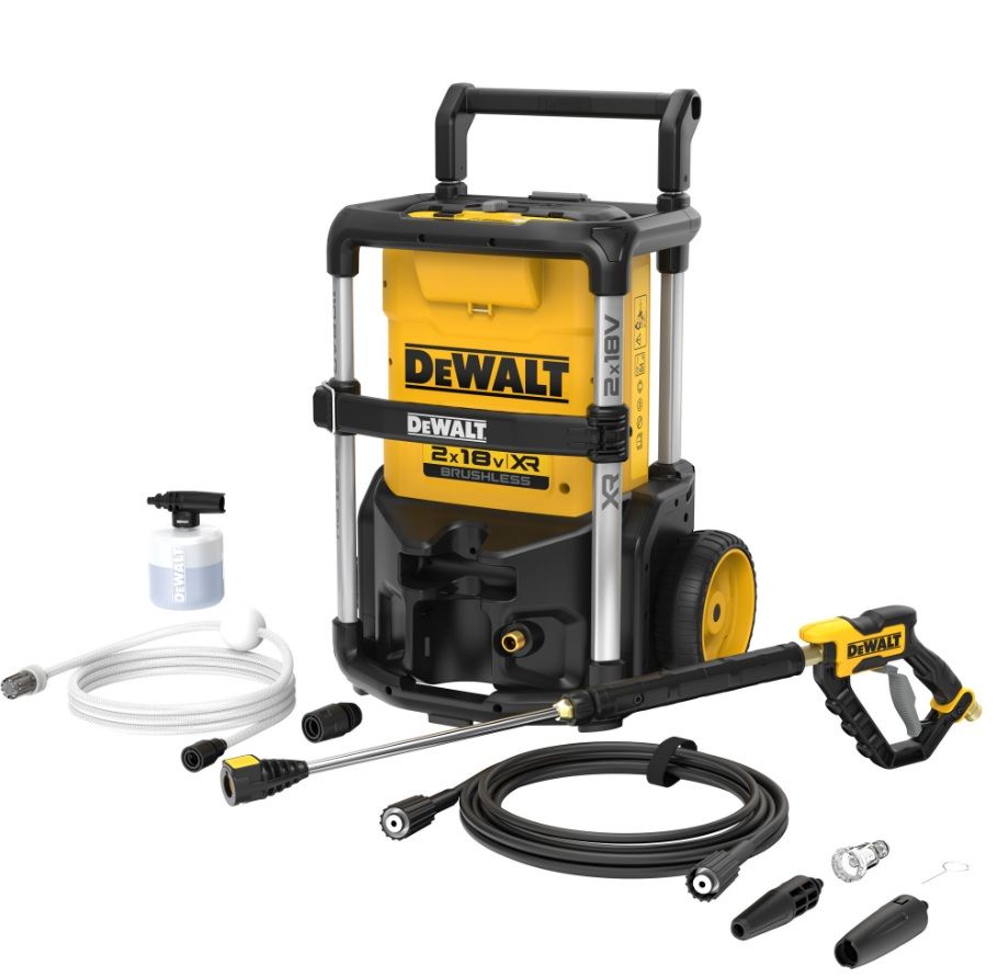 Painepesuri DeWalt DCMPW1600N; 2x18 V (ilman akkua ja laturia)