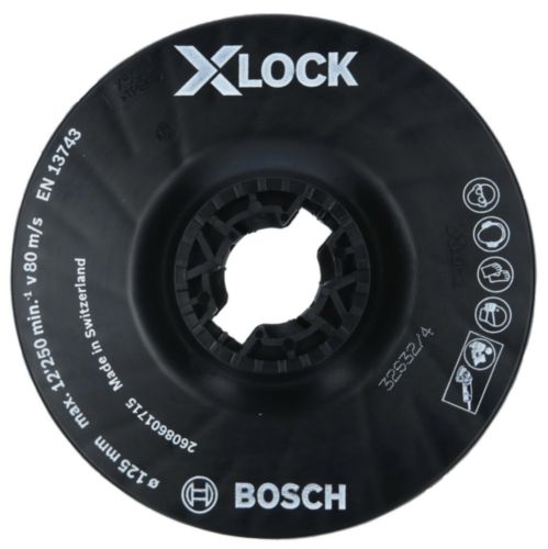 Hiomalautanen Bosch X-LOCK, 125 mm keskikova