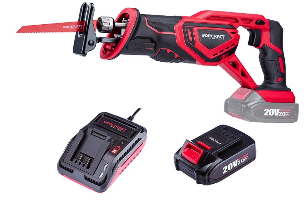 Akkupuukkosaha Worcraft CSS-S20Li; 20 V; 1x4,0 Ah akku