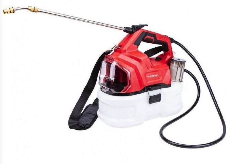 Akkukäyttöinen reppuruisku Worcraft CBS-S20Li5L; 20 V; 1x4,0 Ah akku