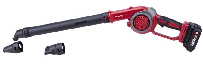 Akku lehtipuhallin Worcraft CLBS20LiA; 20 V; 1x4,0 Ah akku