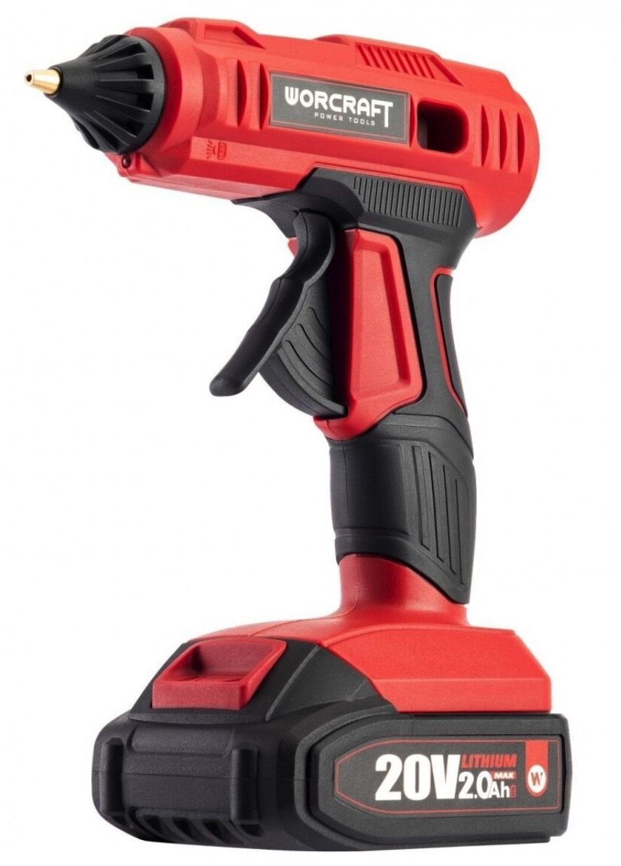 Liimapistooli Worcraft CLG-S20Li; 20 V; 1x4,0 Ah akku