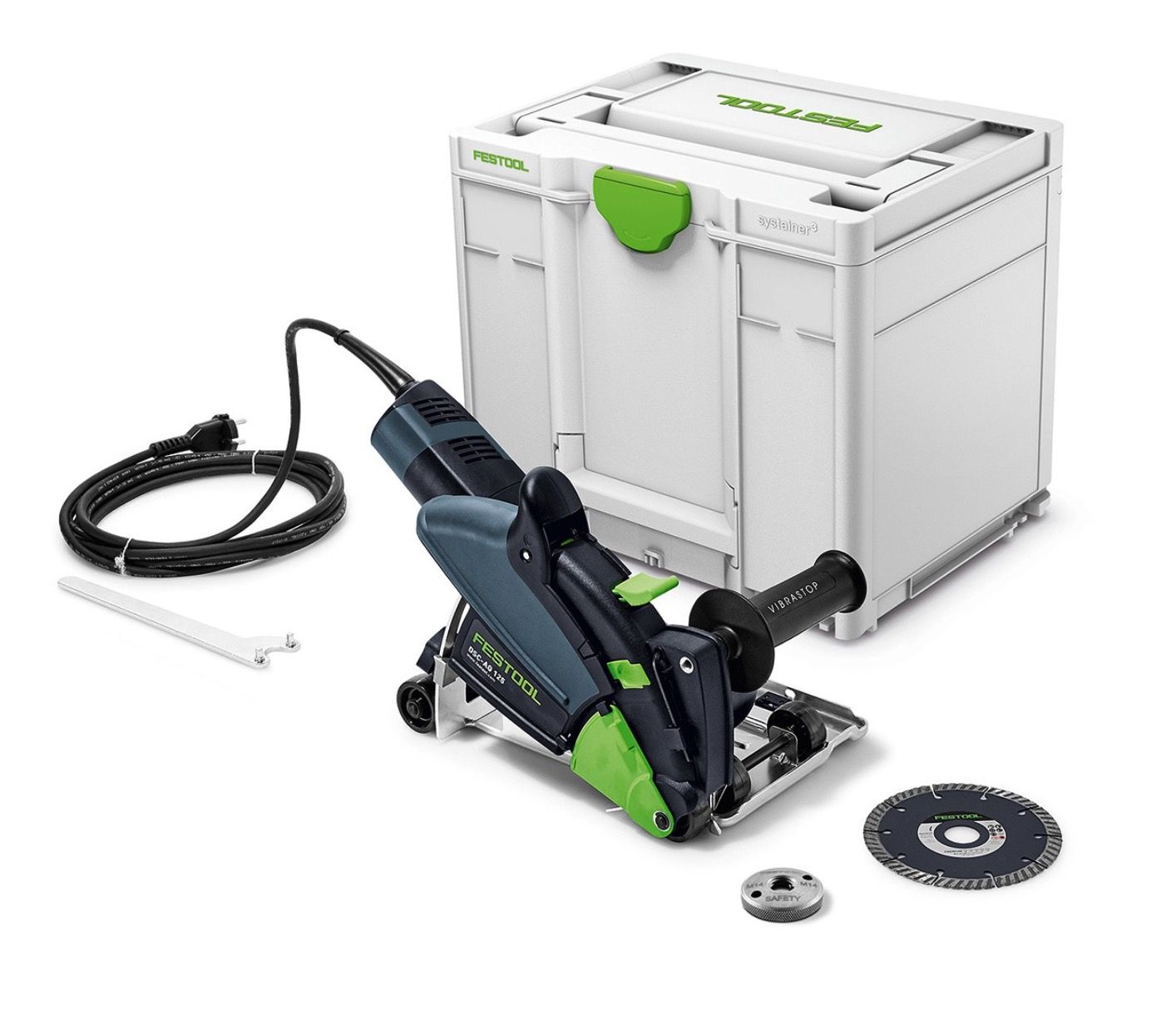 Timanttipyörösaha Festool DSC-AG 125-Plus; 1400 W
