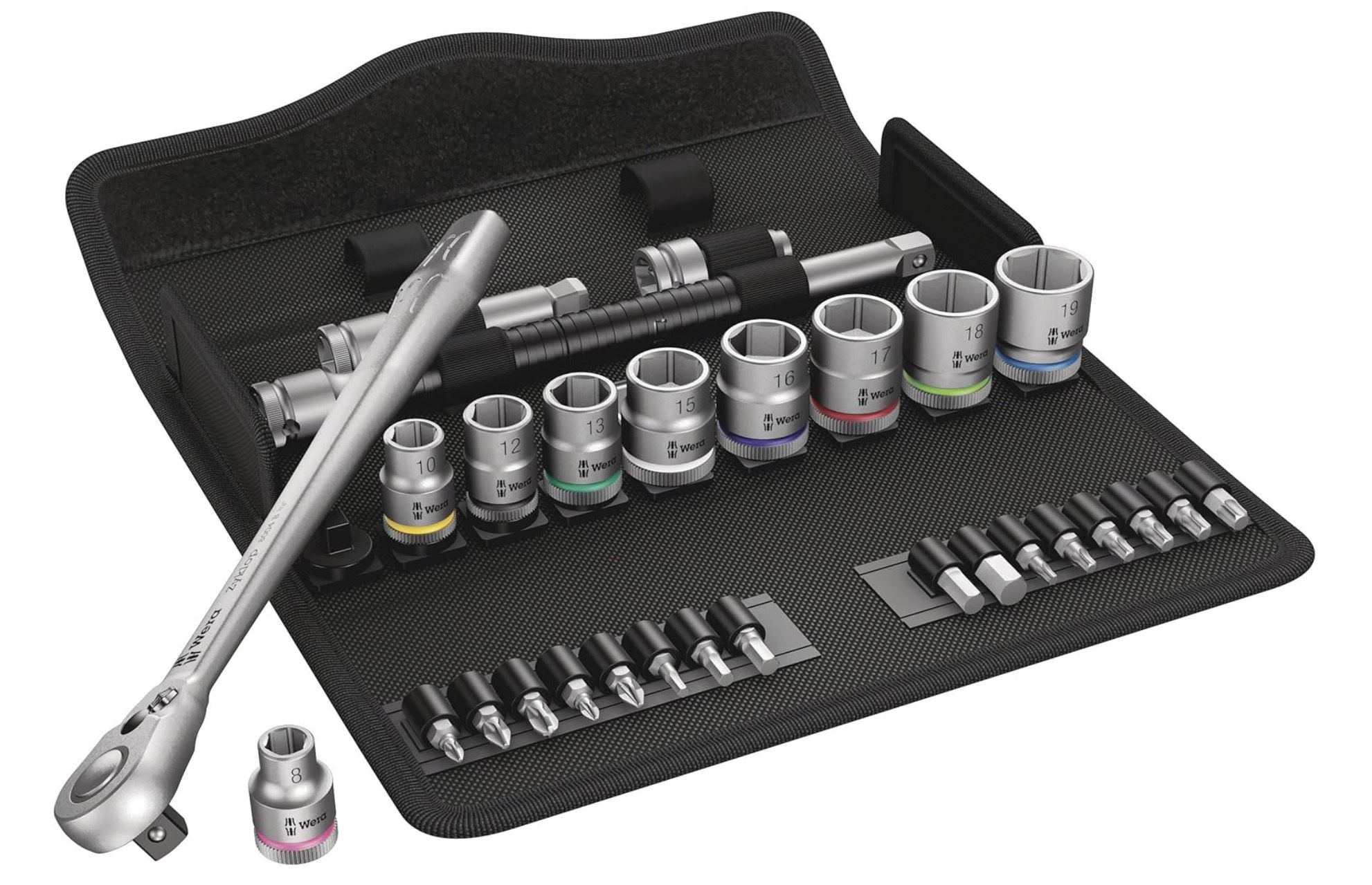Työkalusarja  Wera 8100 SB 8 Zyklop; 3/8''; 29 kpl.