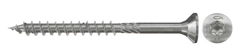 Puuruuvi Fischer FPF-ST P; 4,0x45 mm; TX20; 200 kpl.