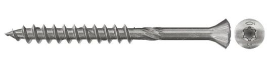 Puuruuvi Fischer FFSII-RT6; 5,0x80 mm; TX20; 200 kpl.