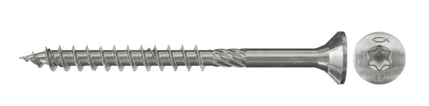 Puuruuvi Fischer FPF-ST P; 4,5x60 mm; TX20; 100 kpl.