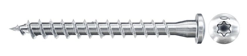 Puuruuvi Fischer FPF-PT ZPF; 5,0x40 mm; TX20; 200 kpl.