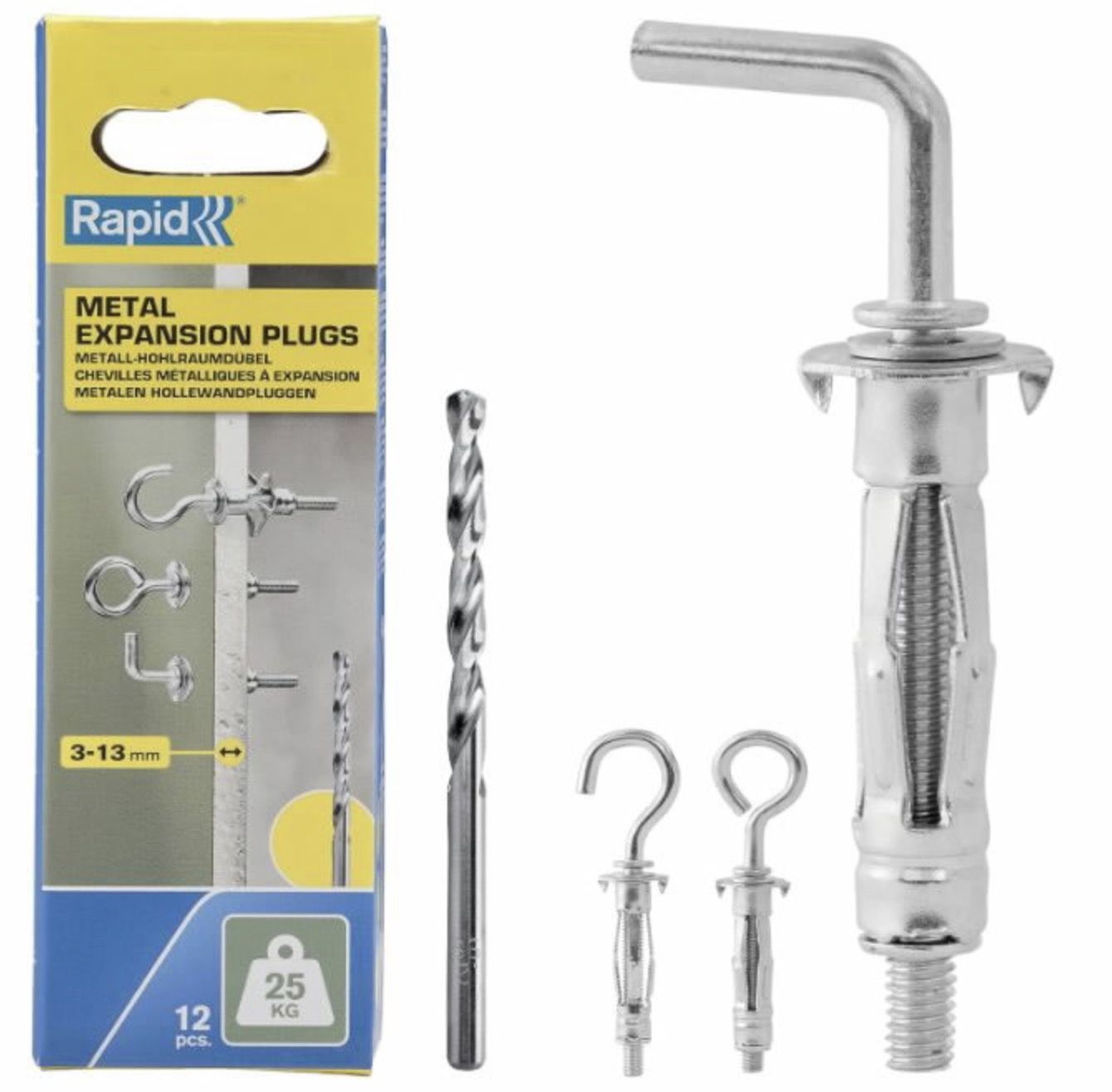 Metalli ankkuri Rapid 5001556; 8x32 mm; 12 kpl.