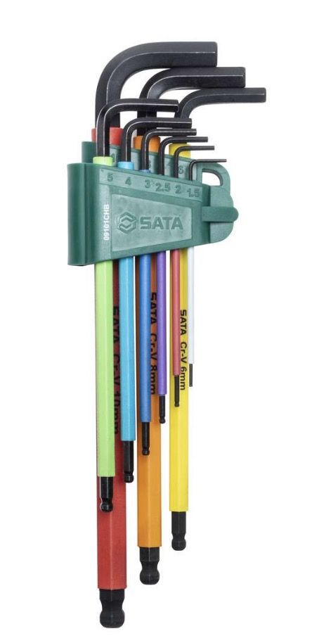 Kuusiokoloavain Sata ST09101CHBSJ; 9 kpl.